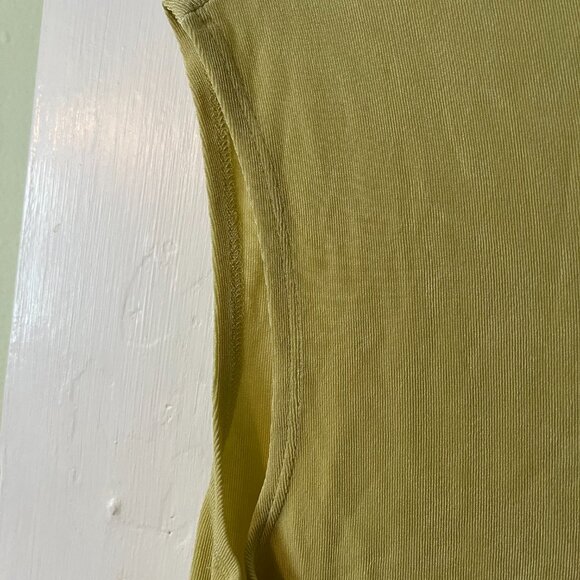 Coldwater Creek Womens Medium Sleeveless Top in Light Green - Picture 3 of 4